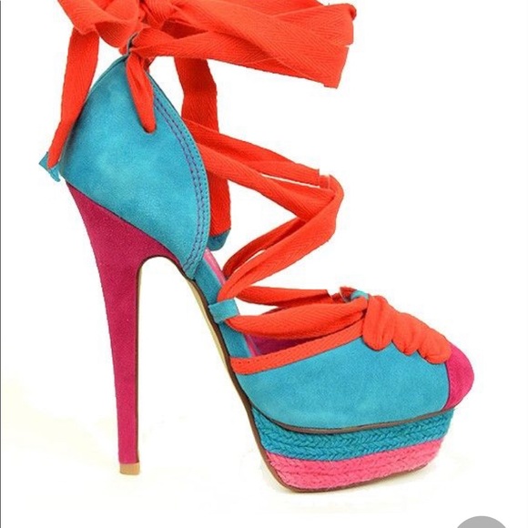 Jeffrey Campbell Monroe Lace up pump - Picture 2 of 14